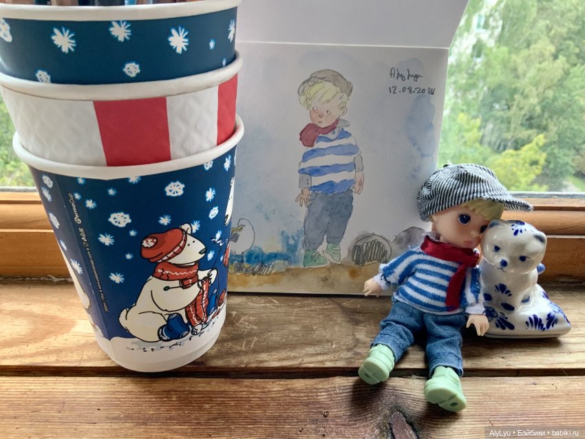 Томми и его портрет — Разные шарнирные куклы (не БЖД): редкие (фото 8)