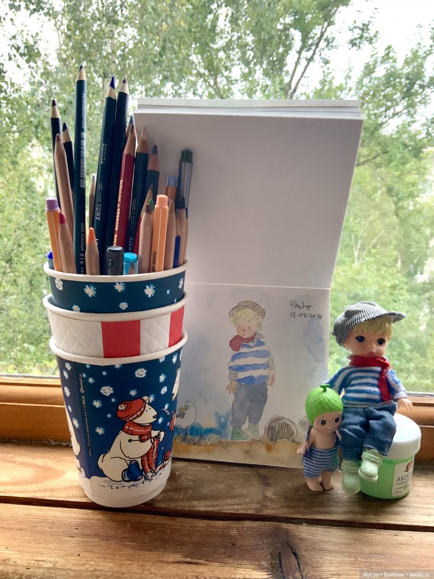 Томми и его портрет — Разные шарнирные куклы (не БЖД): редкие (фото 6)