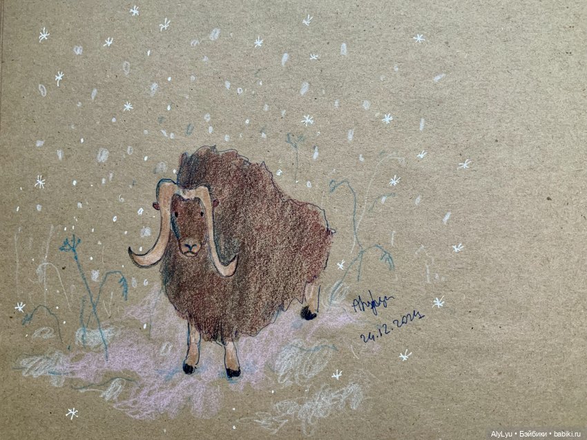 Снежные рисунки — Рисование и арт: скетчи (фото 7)