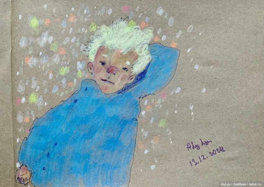 Снежные рисунки — Рисование и арт: скетчи (фото 3)