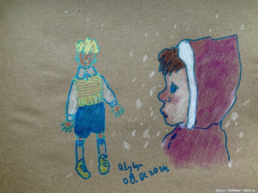 Снежные рисунки — Рисование и арт: скетчи (фото 2)