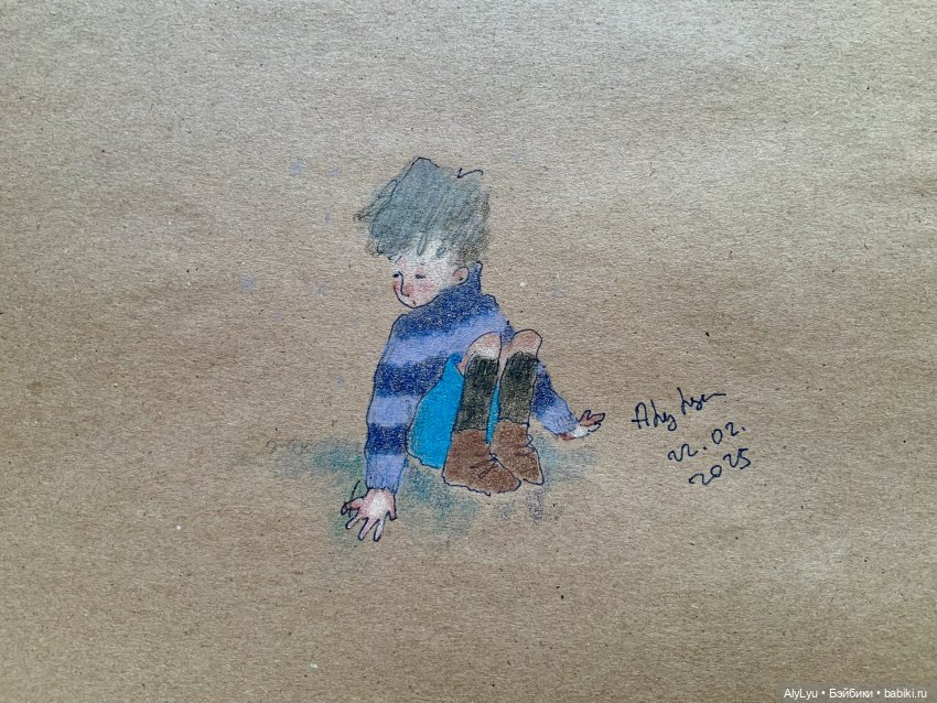 Весенние рисунки с душой зимы (фото 3)