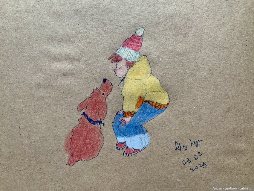 Весенние рисунки с душой зимы