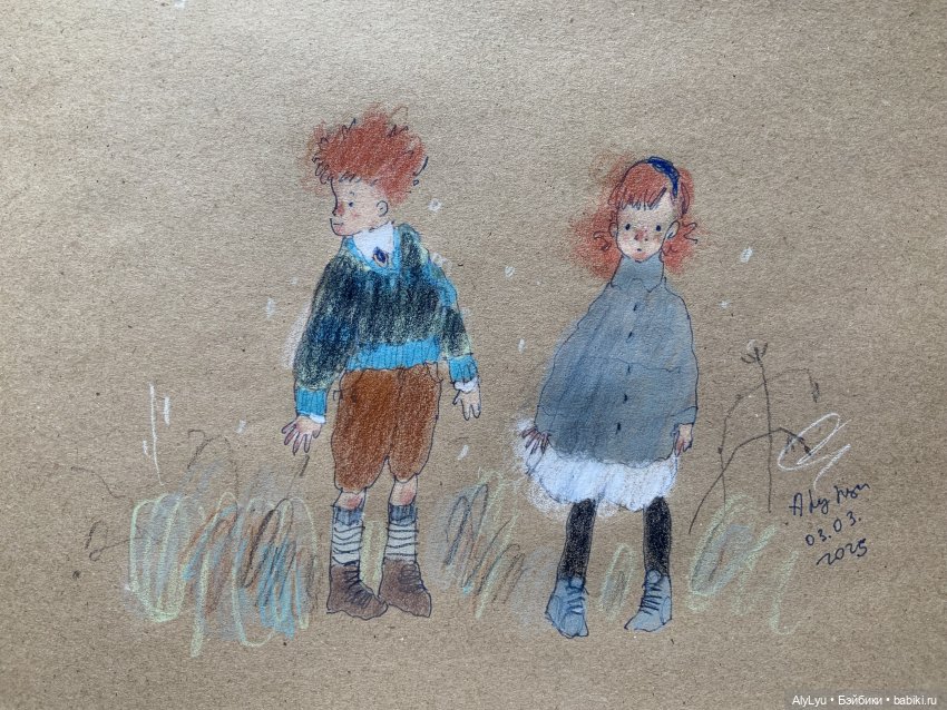 Весенние рисунки с душой зимы (фото 7)