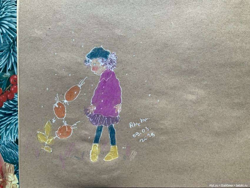 Весенние рисунки с душой зимы (фото 10)