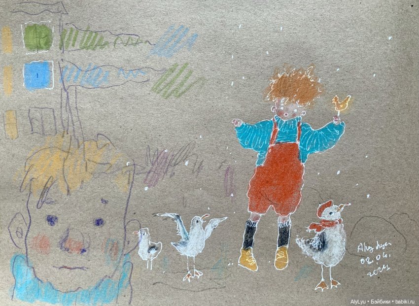 Апрельские рисунки — Рисование и арт: скетчи (фото 5)