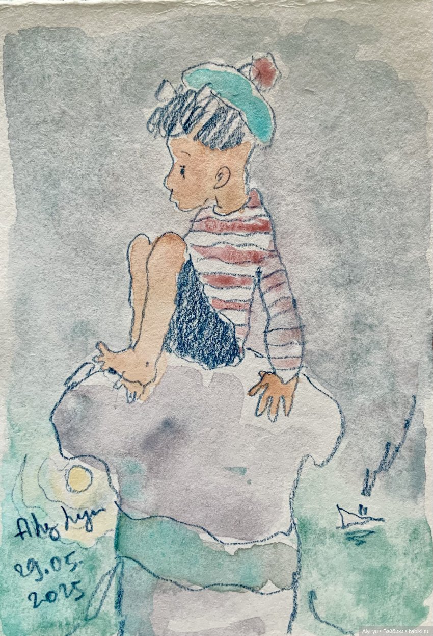 Море мая и июня — Рисование и арт: скетчи (фото 8)