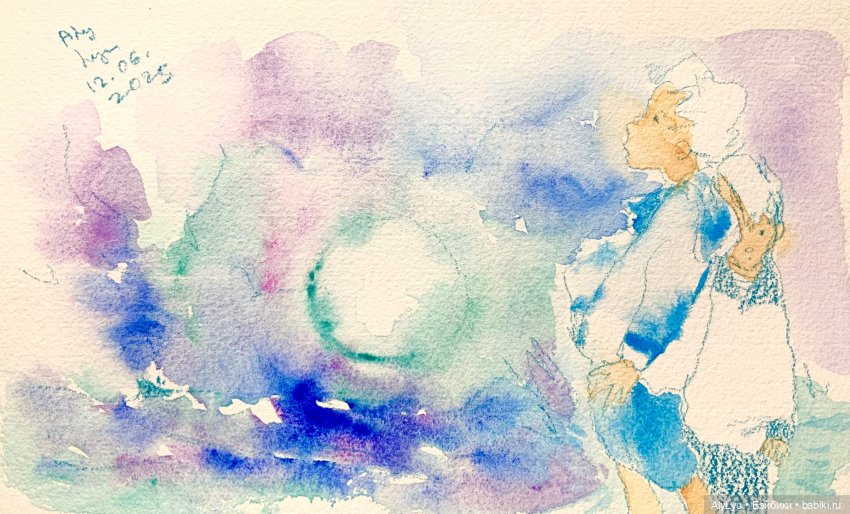 Море мая и июня — Рисование и арт: скетчи (фото 2)