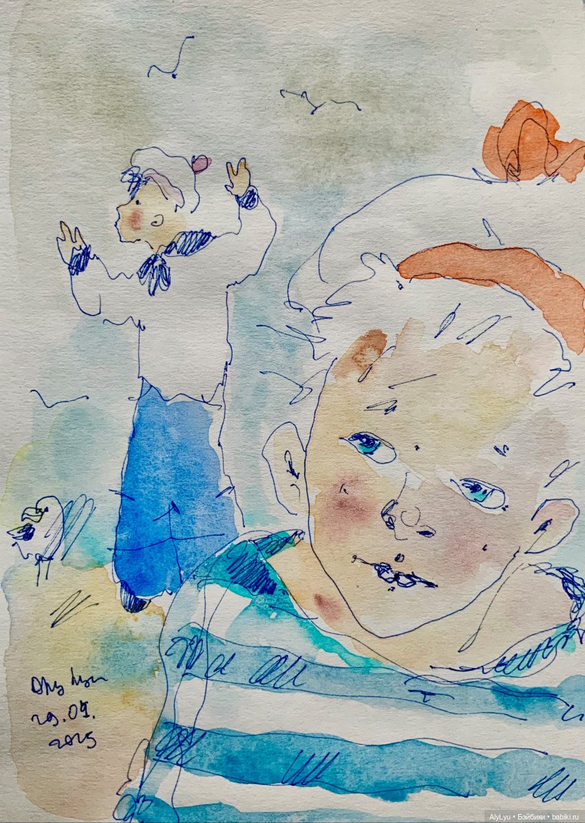 Море мая и июня — Рисование и арт: скетчи