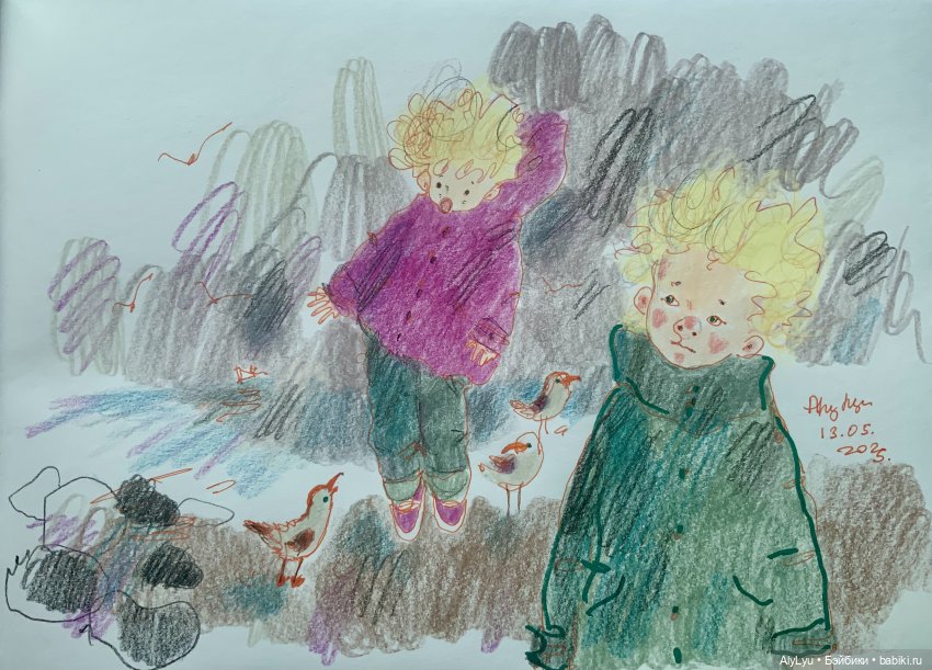 Море мая и июня — Рисование и арт: скетчи