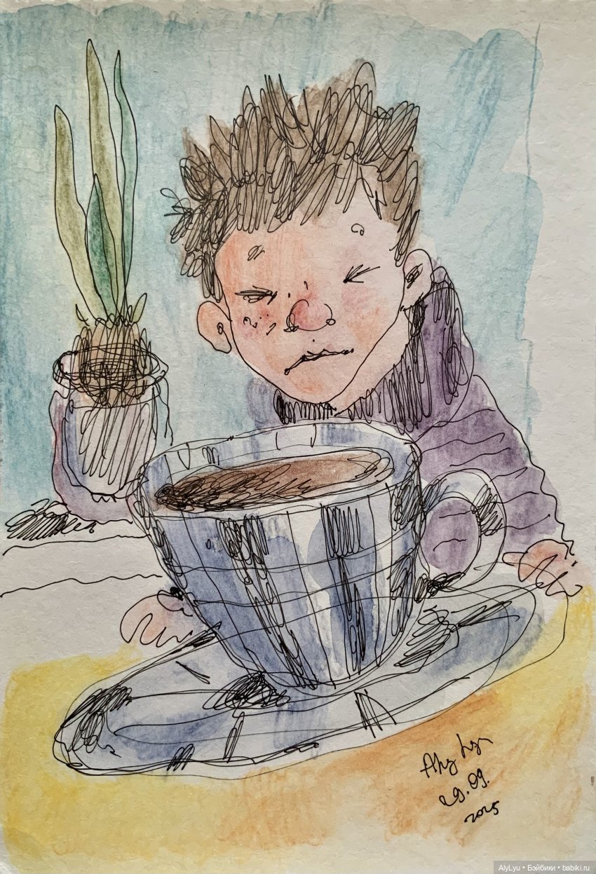 Осенние рисунки — Рисование и арт: скетчи (фото 10)