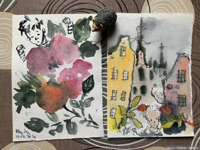 Осенние рисунки — Рисование и арт: скетчи (фото 4)