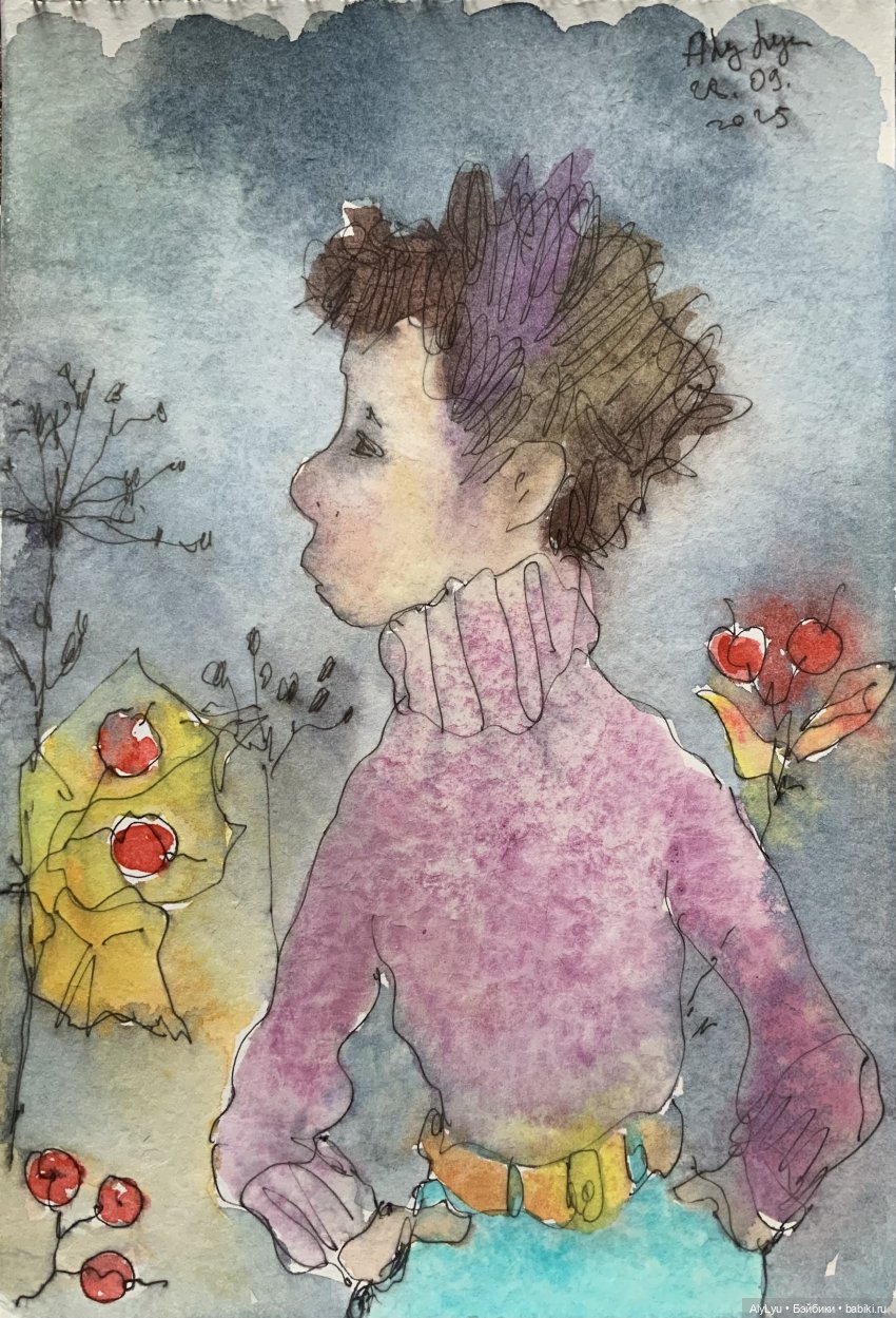 Осенние рисунки — Рисование и арт: скетчи (фото 8)