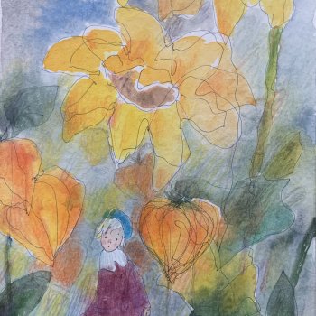 Осенние рисунки.