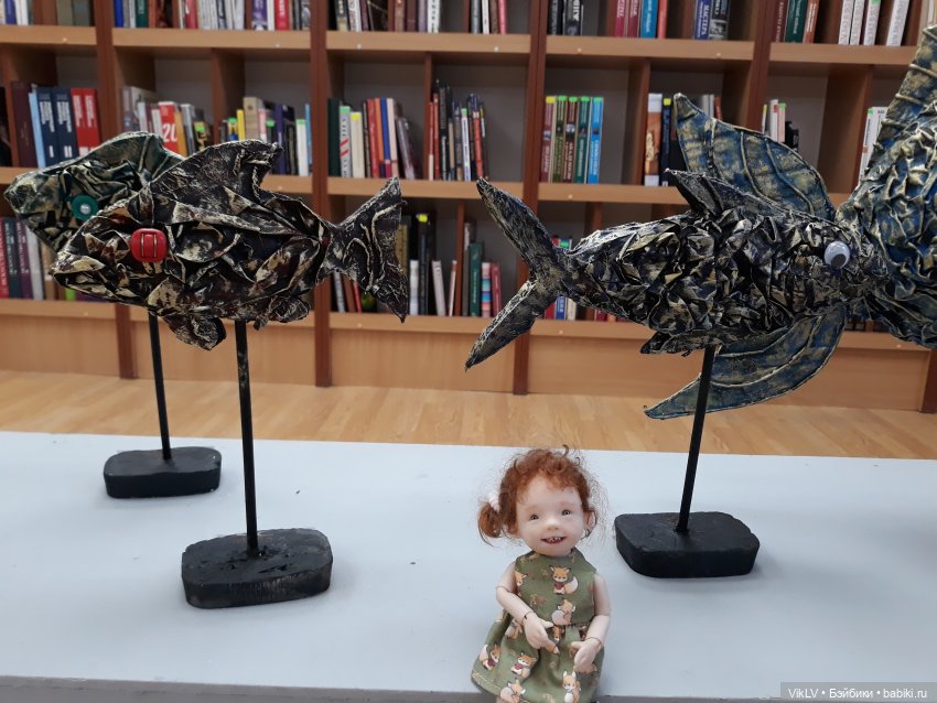 Фаня на выставке "Кукла Дона"