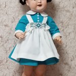 Платье с фартуком