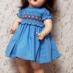 Платье для винтажной куклы