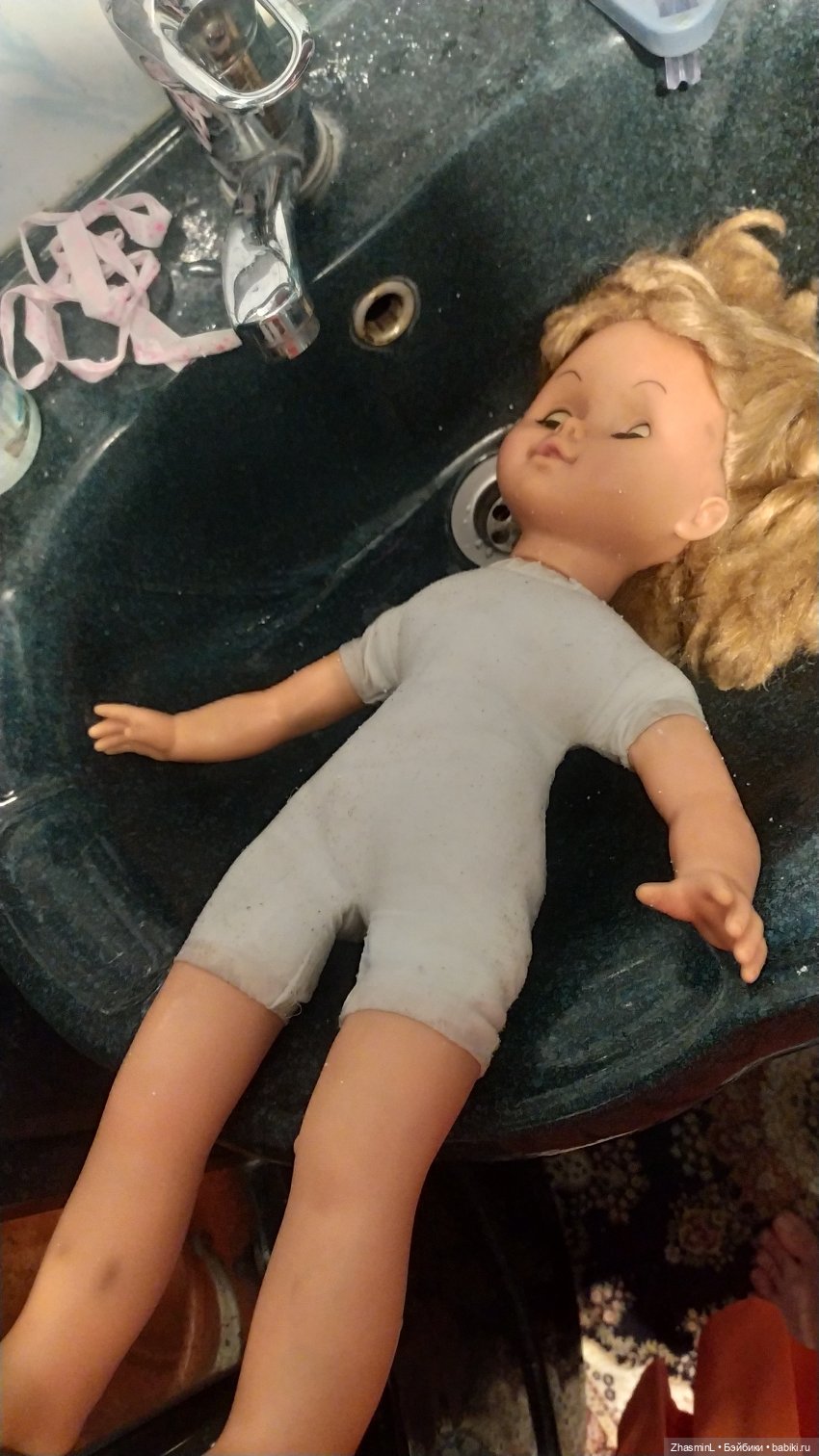 О "купании" мягконабивной куклы
