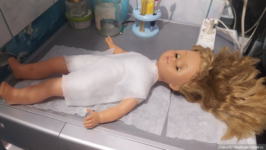 О "купании" мягконабивной куклы