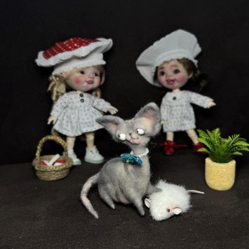 Грибочки и 🐈