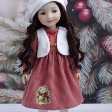 Комплект "Мишка в зимнем лесу" для Ruby Red 37 см