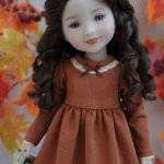 Осень в цвете "Корица" комплект для  Ruby Red 37 см