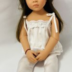 Пижама шелковая для девочек Готц 50 см