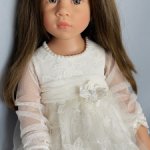 Кружевное  платье для куклы Готц 50 см