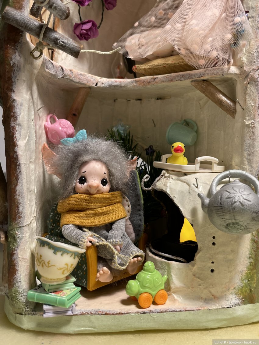 Домик для ауки — Румбоксы и кукольные интерьеры: фото (фото 5)