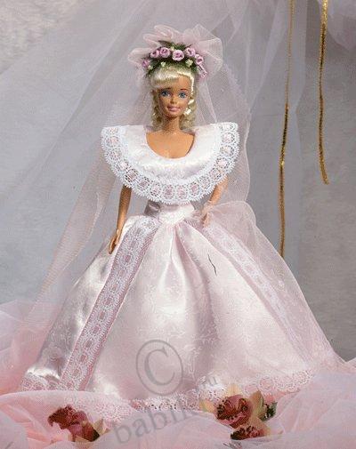 Шьем свадебное платье для куклы
