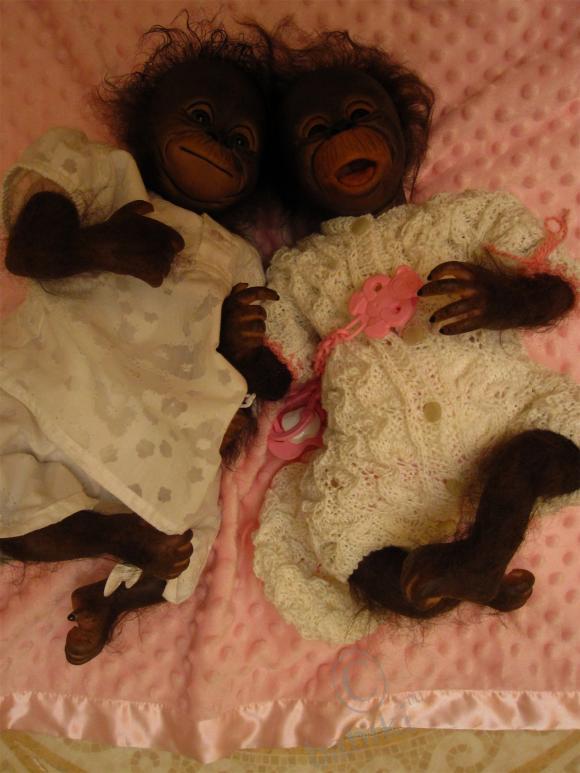 Обезьянка номер 2 :) — Куклы Реборн (Reborn): работы мастеров (фото 7)