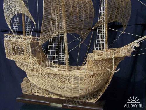 Удивительные скульптуры из зубочисток