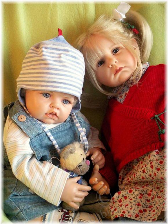 Коллекционная кукла от Хильдегард Гюнцель - Роземарие