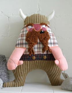 Авторская текстильная кукла Sandra Manat dolls (фото 4)