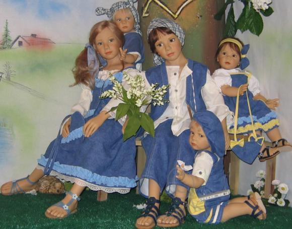 Авторские куклы Элизабет Линднер (Elisabeth Lindner dolls), Puppen mit Herz. История, рассказанная сердцем (фото 2)