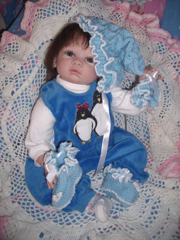 Связала для куклы Реборн — Одежда и обувь для кукол своими руками: фото (фото 4)
