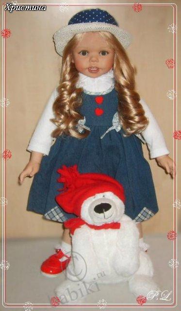 Кукла Христина от мастера из Швейцарии Габи Жак (фото 2)