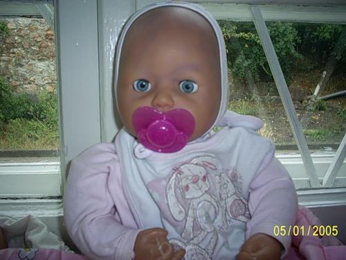 Моя спасённая кукла Беби Анабель Чернушечка (фото 6)