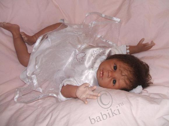 Моя новая малышка-реборн Мулаточка Кира (фото 6)