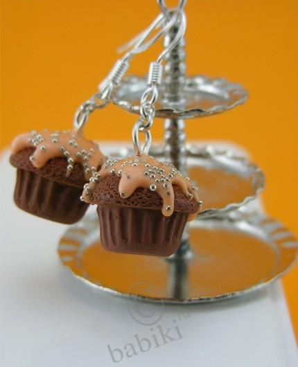 Серьги,бусы,кольца в виде еды - аппетит из полимерной глины (фото 10)