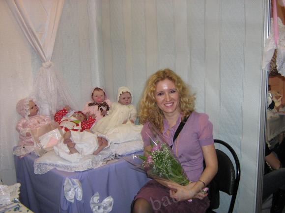 Выставка кукол в Москве 2010 года. (часть 1) - знакомство с мастерами реборнистами