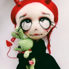 Текстильная кукла монстрик