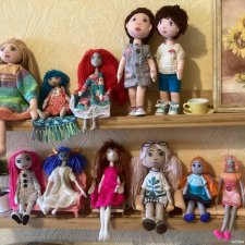 Коллекция рукодельных кукол