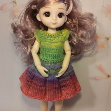 Вязаное платье для Бони