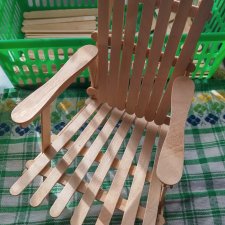 МК. Кресло из палочек - Веер