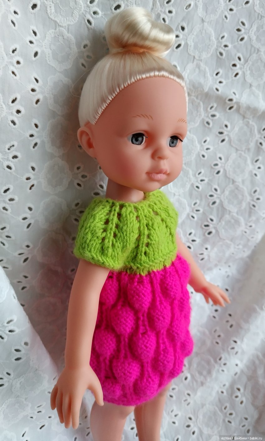 Платье по МК Ягодка, Lara Twix Doll (для кукол 32-34 см) | Бэйбики Платье по МК Ягодка, Lara Twix Doll (для кукол 32-34 см) (фото 5)
