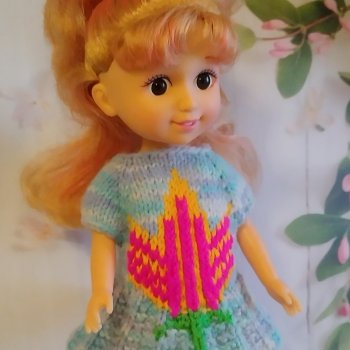 Большой цветок для маленькой Оливии