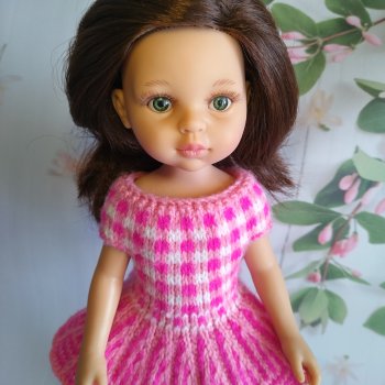 Розовое платье в клеточку (часть 1)