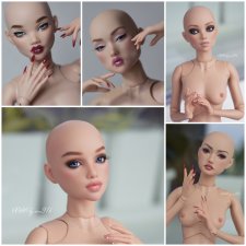 Кукла Resindolls с пятью лицами