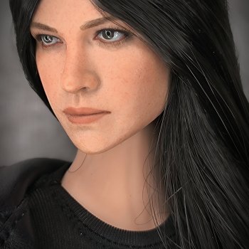 Редкий скульпт Мишель Родригез